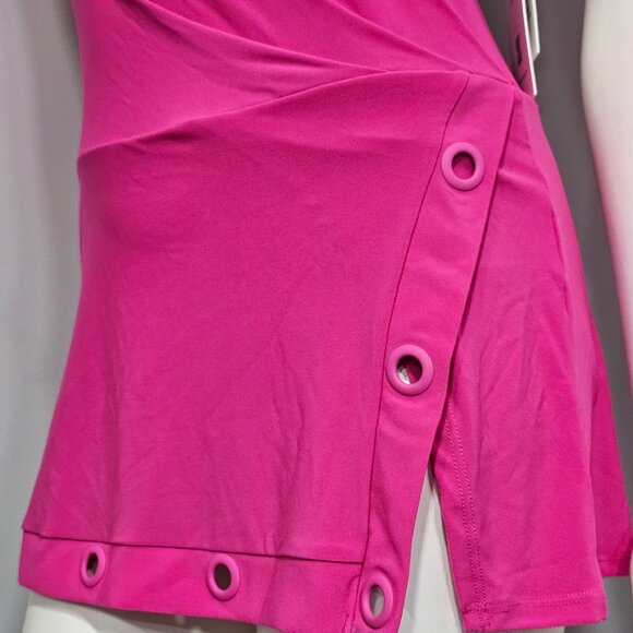 Beyond Control Grommet-Detail Square-Neck Swim Dress - Picture 7 of 15